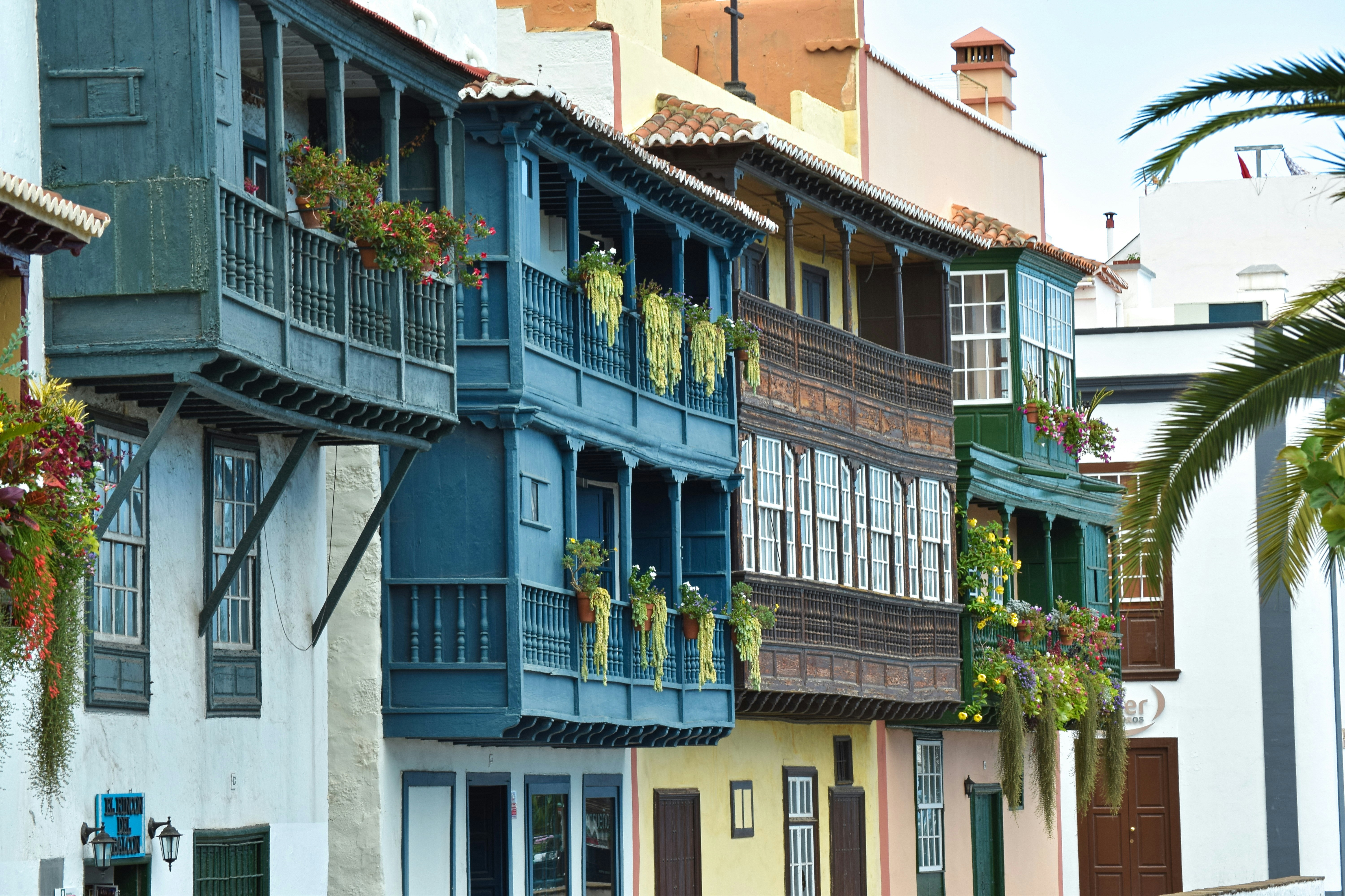 balconies santa cruz de la palma spain